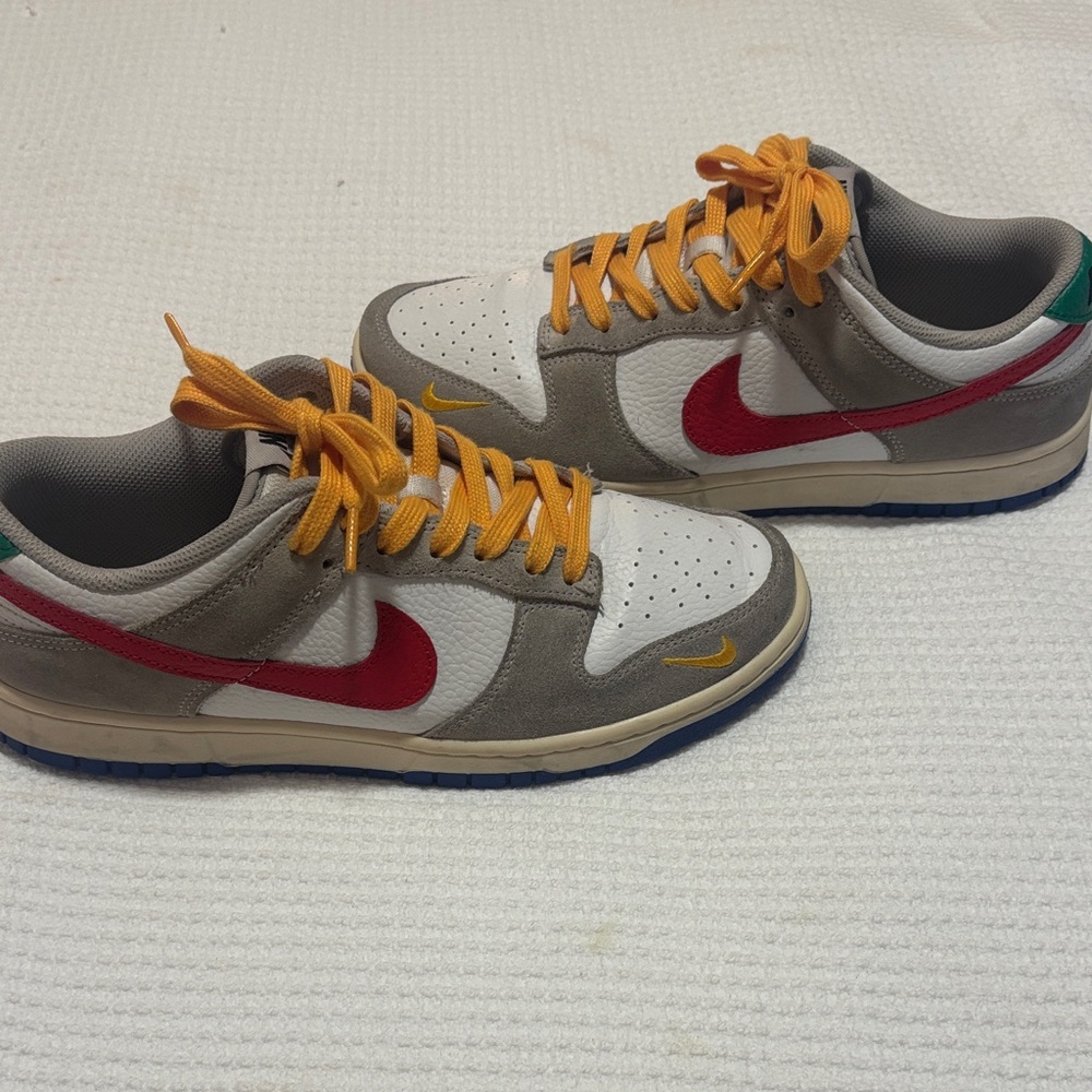 Nike Dunk Low Light Iron Ore Red Blue